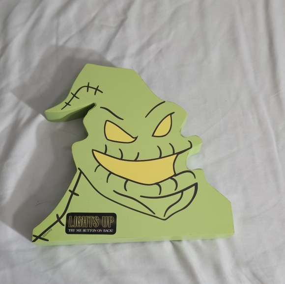 NBc Nightmare before Christmas disney nbc oogie boogie light  table Decor Nwt - Picture 2 of 4